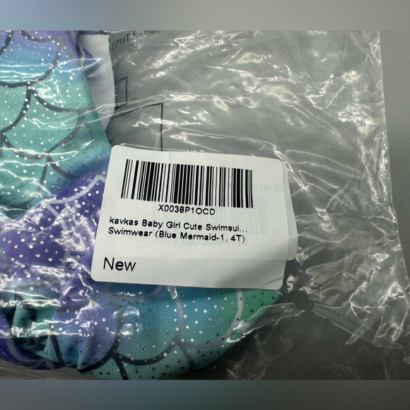 kavkas Baby Girl Swimsuit Cute One Piece Bathing Suit with Sun Protection Ruffle - Picture 6 of 7